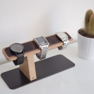 Watch Stand Light Oak Style and Panache