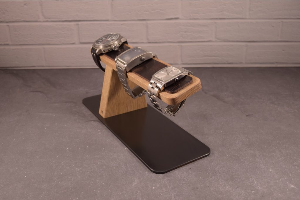 Watch Stand Light Oak Style and Panache