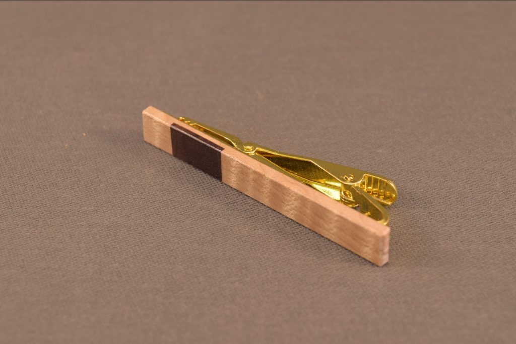 Maple tie clip style and panache