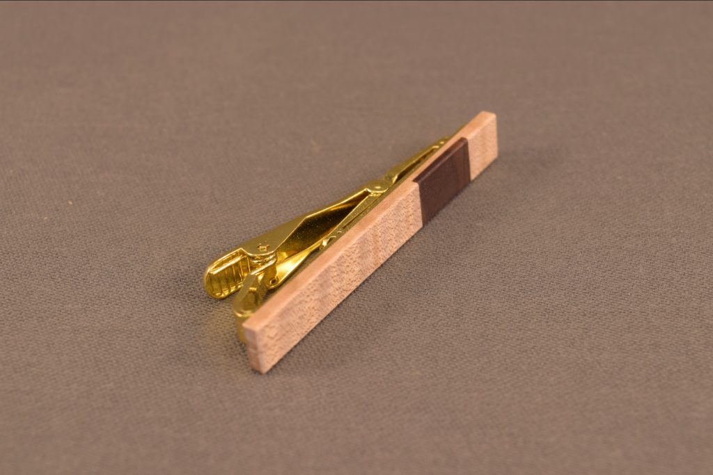 Maple tie clip style and panache