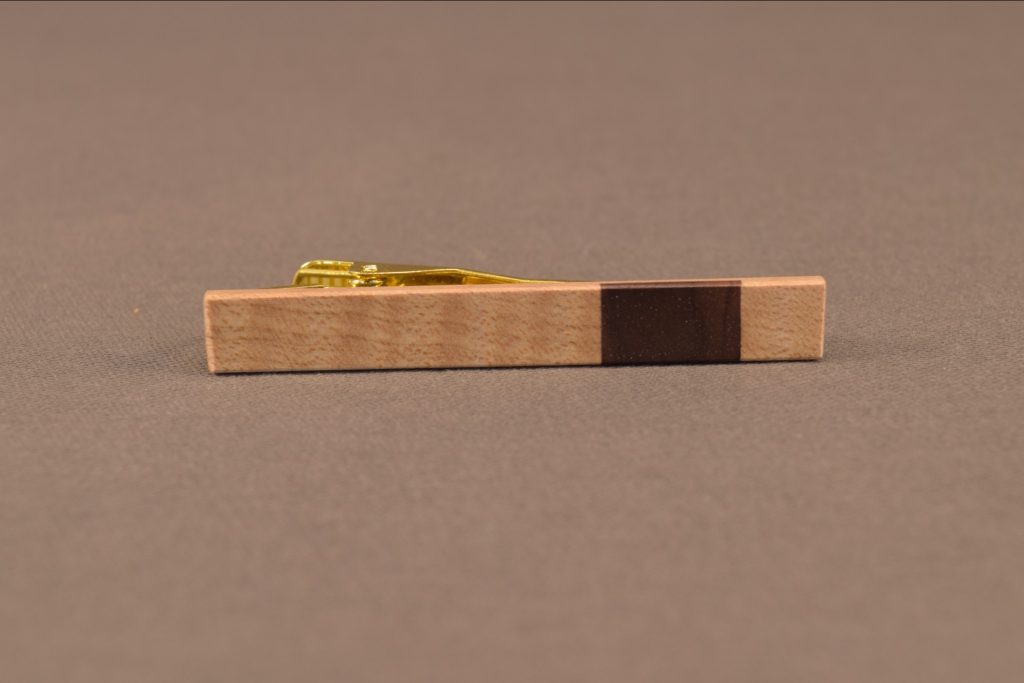 Maple tie clip style and panache